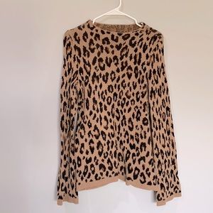 Ann Taylor Leopard Sweater